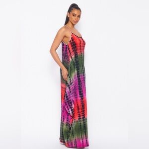 Comfy Maxi Tank Dress With Side Pockets